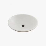 china white marble vessel sink