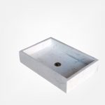 volakas white marble sink