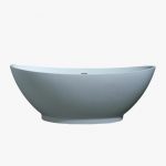 Meniscus stone resin bathtub