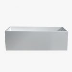 rectangular stone resin bathtub