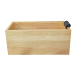 Rectangular Japanese Hinoki Wood Bathtub